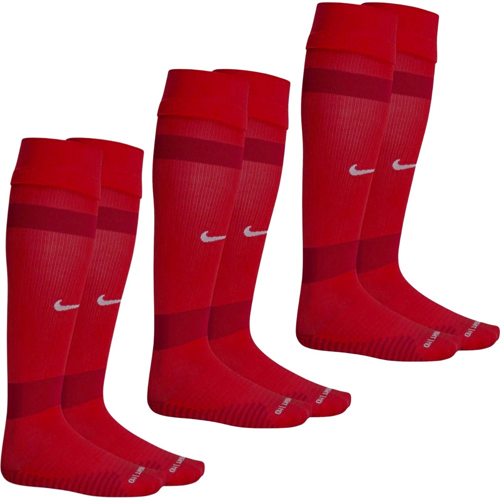 Nike MatchFit Knee High Soccer Socks - NWT Mens (Large 8-12) 3-Pack - #47359-G10